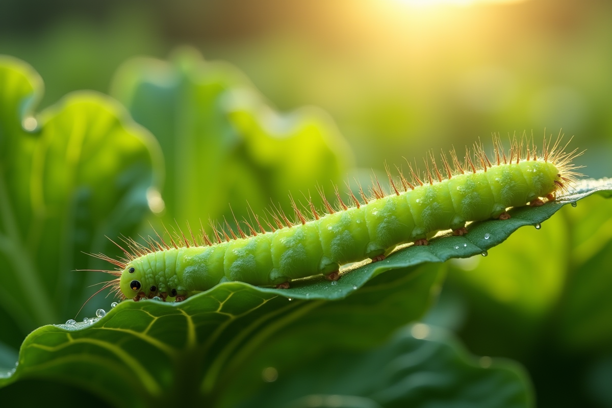 chenille verte