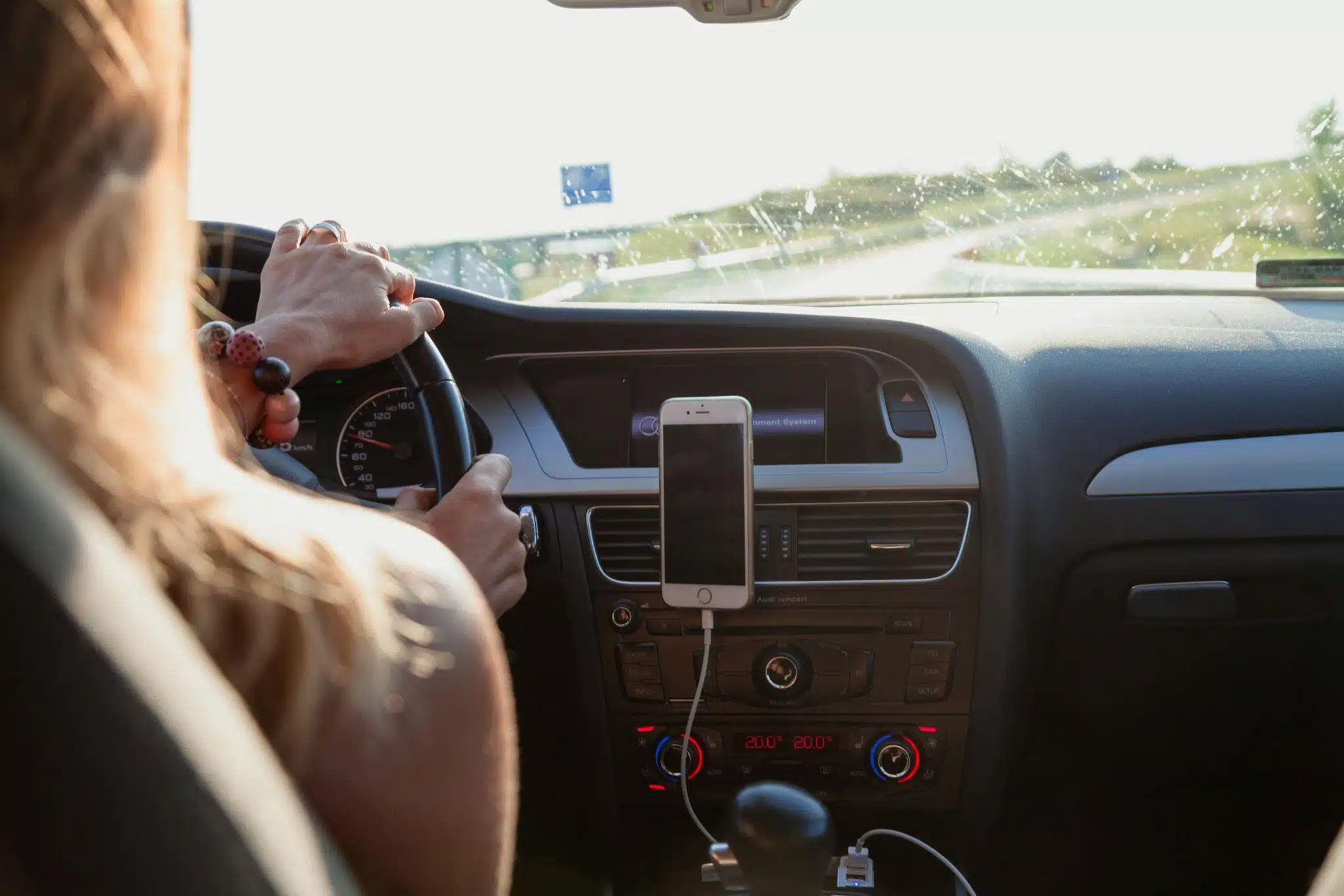 Conduite d'une voiture